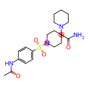 1-{[4-(acetylamino)phenyl]sulfonyl}-1',4-bipiperidine-4-carboxamide