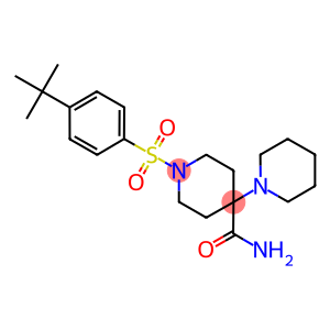 1-[(4-tert-butylphenyl)sulfonyl]-1',4-bipiperidine-4-carboxamide