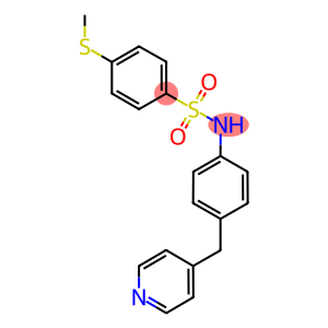 4-(methylsulfanyl)-N-[4-(4-pyridinylmethyl)phenyl]benzenesulfonamide