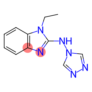 1H-Benzimidazol-2-amine, 1-ethyl-N-4H-1,2,4-triazol-4-yl-