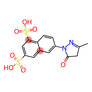 6-(4,5-Dihydro-3-methyl-5-oxo-1H-pyrazol-1-yl)naphthalene-1,3-disulfonic acid