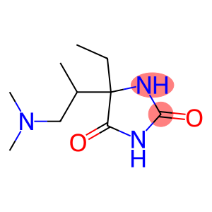 Hydantoin, 5-(2-dimethylamino-1-methylethyl)-5-ethyl- (5CI)