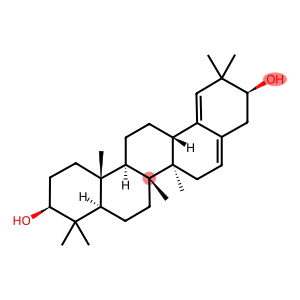 28-Noroleana-16,18-diene-3β,21β-diol