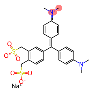 Methanaminium, N-[4-[[3,4-bis(sulfomethyl)phenyl][4-(dimethylamino) phenyl]methylene]-2,5-cyclohexadien-1-ylidene]-N-methyl-, inner salt, sodium salt