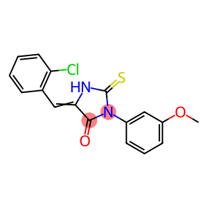4-Imidazolidinone, 5-[(2-chlorophenyl)methylene]-3-(3-methoxyphenyl)-2-thioxo-