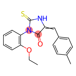4-Imidazolidinone, 3-(2-ethoxyphenyl)-5-[(4-methylphenyl)methylene]-2-thioxo-
