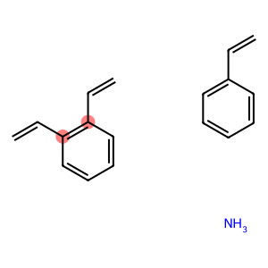 Styrene, divinylbenzene polymer, sulfonated, ammonium salt