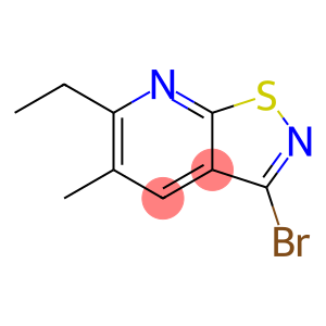 3-溴-6-乙基-5-甲基异噻唑并[5,4-B]吡啶