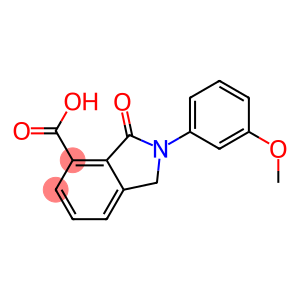 2-(3-METHOXYPHENYL)-3-OXOISOINDOLINE-4-CARBOXYLIC ACID