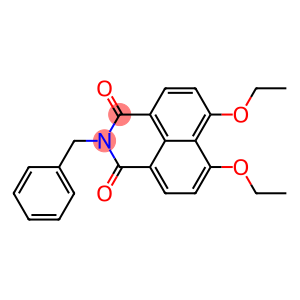 6,7-diethoxy-2-(phenylmethyl)-1H-benz[de]isoquinoline-1,3(2H)-dione