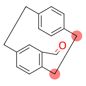 Tricyclo[8.2.2.24,7]hexadeca-4,6,10,12,13,15-hexaene-5-carboxaldehyde