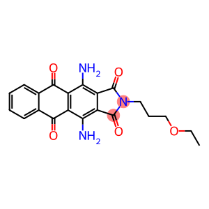 4,11-diamino-2-(3-ethoxypropyl)-1H-naphth[2,3-f]isoindole-1,3,5,10(2H)-tetrone