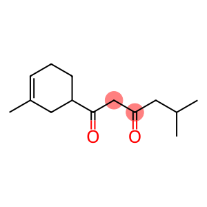 5-methyl-1-(3-methylcyclohex-3-enyl)hexane-1,3-dione