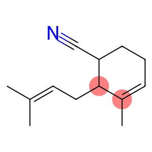 3-methyl-2-(3-methylbuten-2-yl)cyclohex-3-ene-1-carbonitrile