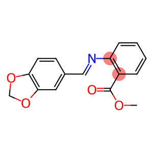 2-[[(1,3-Benzodioxol-5-yl)methylene]amino]benzoic acid methyl ester