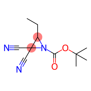 1-Aziridinecarboxylicacid,2,2-dicyano-3-ethyl-,1,1-dimethylethylester(9CI)