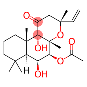 (3R,6aS)-5α-Acetyloxy-3-vinyldodecahydro-6β,10bα-dihydroxy-3,4aβ,7,7,10aβ-pentamethyl-1H-naphtho[2,1-b]pyran-1-one