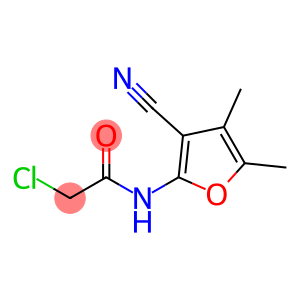 2-氯-N-(3-氰基-4,5-二甲基呋喃-2-基)乙酰胺