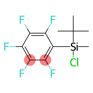 Benzene, 1-[chloro(1,1-dimethylethyl)methylsilyl]-2,3,4,5,6-pentafluoro-