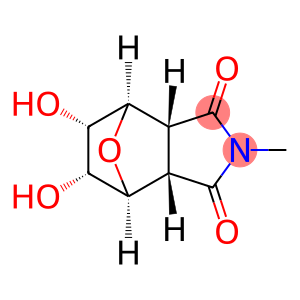 4,7-Epoxy-1H-isoindole-1,3(2H)-dione, hexahydro-5,6-dihydroxy-2-methyl-, (3aR,4R,5S,6R,7S,7aS)-rel- (9CI)