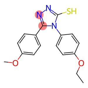 4-(4-乙氧基苯基)-5-(4-甲氧基苯基)-4h-1,2,4-三唑-3-硫醇