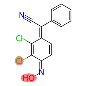 α-[2,3-Dichloro-4-(hydroxyimino)-2,5-cyclohexadien-1-ylidene]benzeneacetonitrile