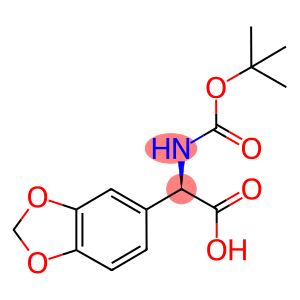 (R)-2-(Benzo[d][1,3]dioxol-5-yl)-2-((tert-butoxycarbonyl)amino)acetic acid