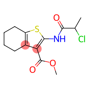 methyl 2-(2-chloropropanoylamino)-4,5,6,7-tetrahydrobenzothiophene-3-carboxylate