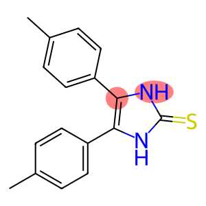 4,5-DI-P-TOLYL-1,3-DIHYDRO-IMIDAZOLE-2-THIONE