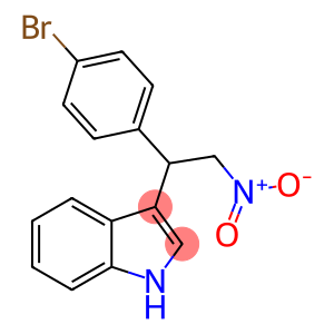 3-[1-(4-bromophenyl)-2-nitroethyl]-1H-indole