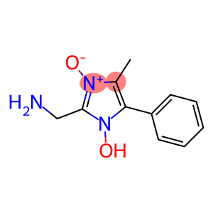 1H-Imidazole-2-methanamine, 1-hydroxy-4-methyl-5-phenyl-, 3-oxide (9CI)