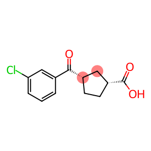 CIS-3-(3-CHLOROBENZOYL)CYCLOPENTANE-1-CARBOXYLIC ACID