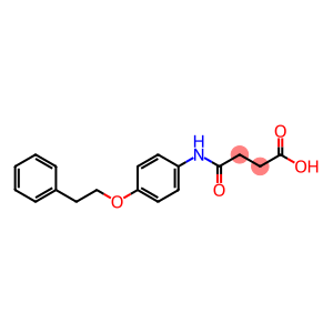 4-oxo-4-{[4-(2-phenylethoxy)phenyl]amino}butanoic acid