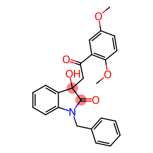 1-benzyl-3-[2-(2,5-dimethoxyphenyl)-2-oxoethyl]-3-hydroxy-1,3-dihydro-2H-indol-2-one