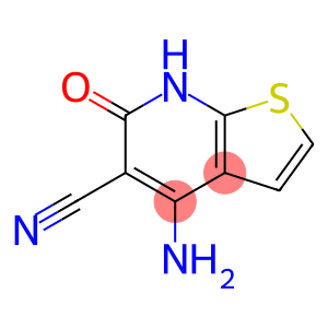 Thieno[2,3-b]pyridine-5-carbonitrile, 4-amino-6,7-dihydro-6-oxo-