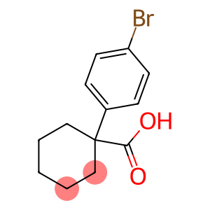 Cyclohexanecarboxylic acid, 1-(4-bromophenyl)-