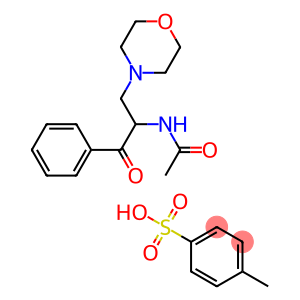 4-methylbenzenesulfonic acid, N-(3-morpholin-4-yl-1-oxo-1-phenyl-propa n-2-yl)acetamide