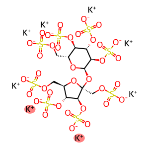 (2R,3R,4S,5R,6R)-2-(((2S,3S,4R,5R)-3,4-双(磺氧基)-2,5-双((磺氧基)甲基)四氢呋喃-2-基)氧基)-6-((磺氧基)甲基)四氢-2H-吡喃-3,4,5-三基三硫酸八钾盐