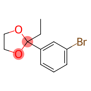 2-(3-bromophenyl)-2-ethyl-1,3-dioxolane