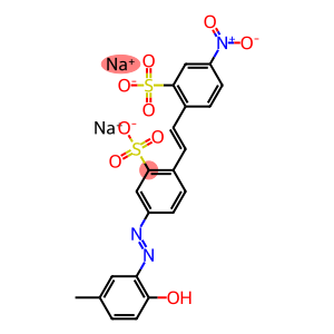 disodium 5-[(2-hydroxy-5-methylphenyl)azo]-2-[2-(4-nitro-2-sulphonatophenyl)vinyl]benzenesulphonate