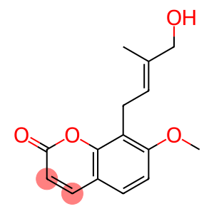 2H-1-Benzopyran-2-one, 8-[(2E)-4-hydroxy-3-methyl-2-buten-1-yl]-7-methoxy-