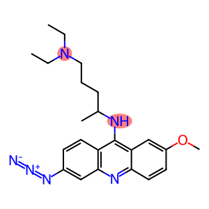 4-N-(6-azido-2-methoxyacridin-9-yl)-1-N,1-N-diethylpentane-1,4-diamine