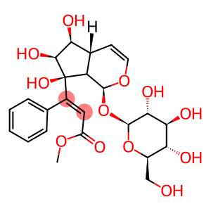 [(1S,4aR,7S)-1,4a,5,6,7,7a-Hexahydro-5α,6α,7α-trihydroxy-7-[[[(E)-1-oxo-3-phenyl-2-propenyl]oxy]methyl]cyclopenta[c]pyran-1-yl]β-D-glucopyranoside