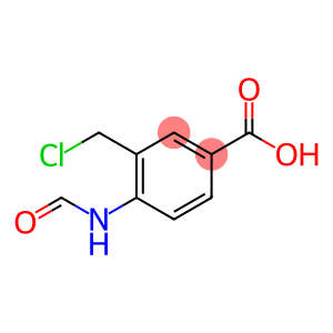 Benzoic acid, 3-(chloromethyl)-4-(formylamino)-