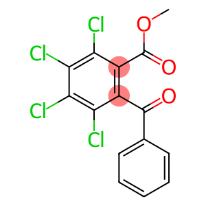 Benzoic acid, 2-benzoyl-3,4,5,6-tetrachloro-, methyl ester