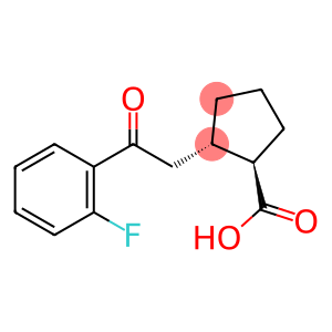 TRANS-2-[2-(2-FLUOROPHENYL)-2-OXOETHYL]CYCLOPENTANE-1-CARBOXYLIC ACID