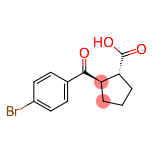 Cyclopentanecarboxylic acid, 2-(4-bromobenzoyl)-, (1R,2R)-rel-