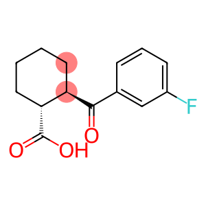 (1R,2R)-2-(3-fluorobenzoyl)cyclohexane-1-carboxylic acid