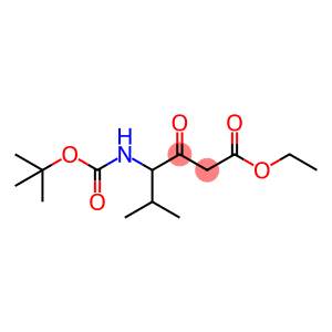 乙基 4-((叔-丁氧羰基)氨基)-5-甲基-3-氧亚基己酯