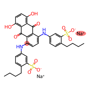 disodium 3,3'-[(9,10-dihydro-5,8-dihydroxy-9,10-dioxo-1,4-anthrylene)diimino]bis[6-butylbenzenesulphonate]